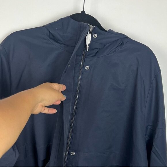 🩷 Penningtons Hooded Water - Repellent Jacket For Women. Color: Black. Size: 2XL - Picture 11 of 16